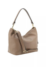 ABRO -Sac porté épaule en cuir grainé EBONY BIG AGAVE