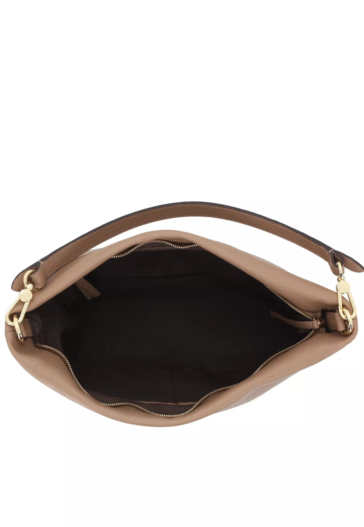 ABRO -Sac porté épaule en cuir grainé EBONY BIG AGAVE
