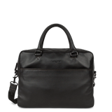LANCASTER - Porte-documents homme en cuir lisse - Marron