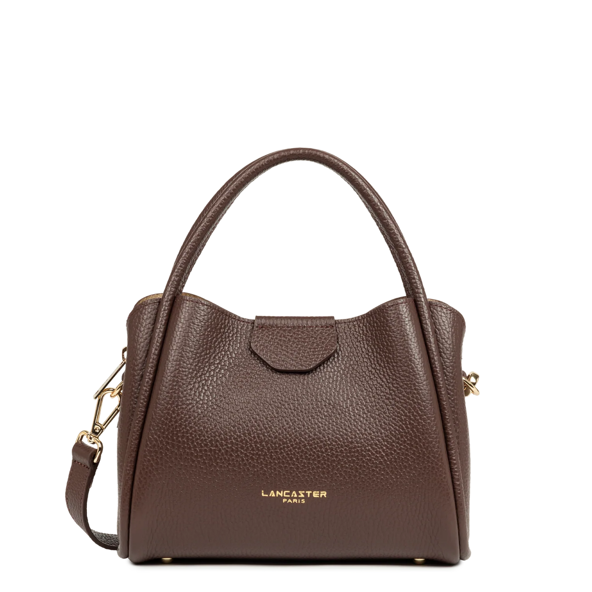 LANCASTER - Petit Sac à Main - Ida Double - Marron