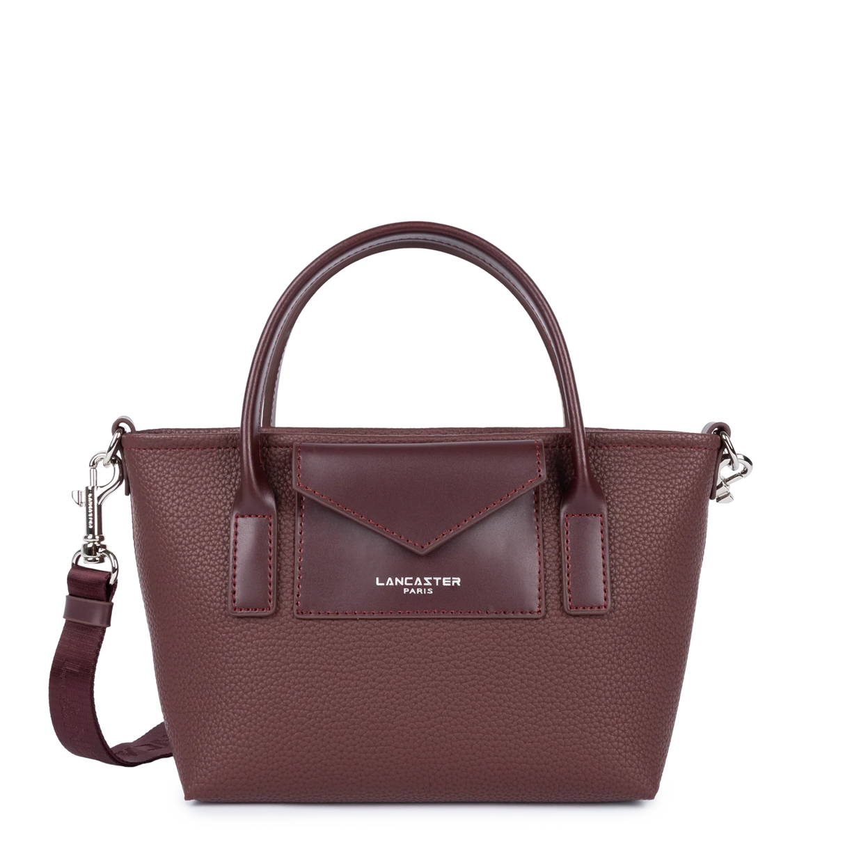 LANCASTER - Sac cabas main - Maya double KBA - Bordeaux