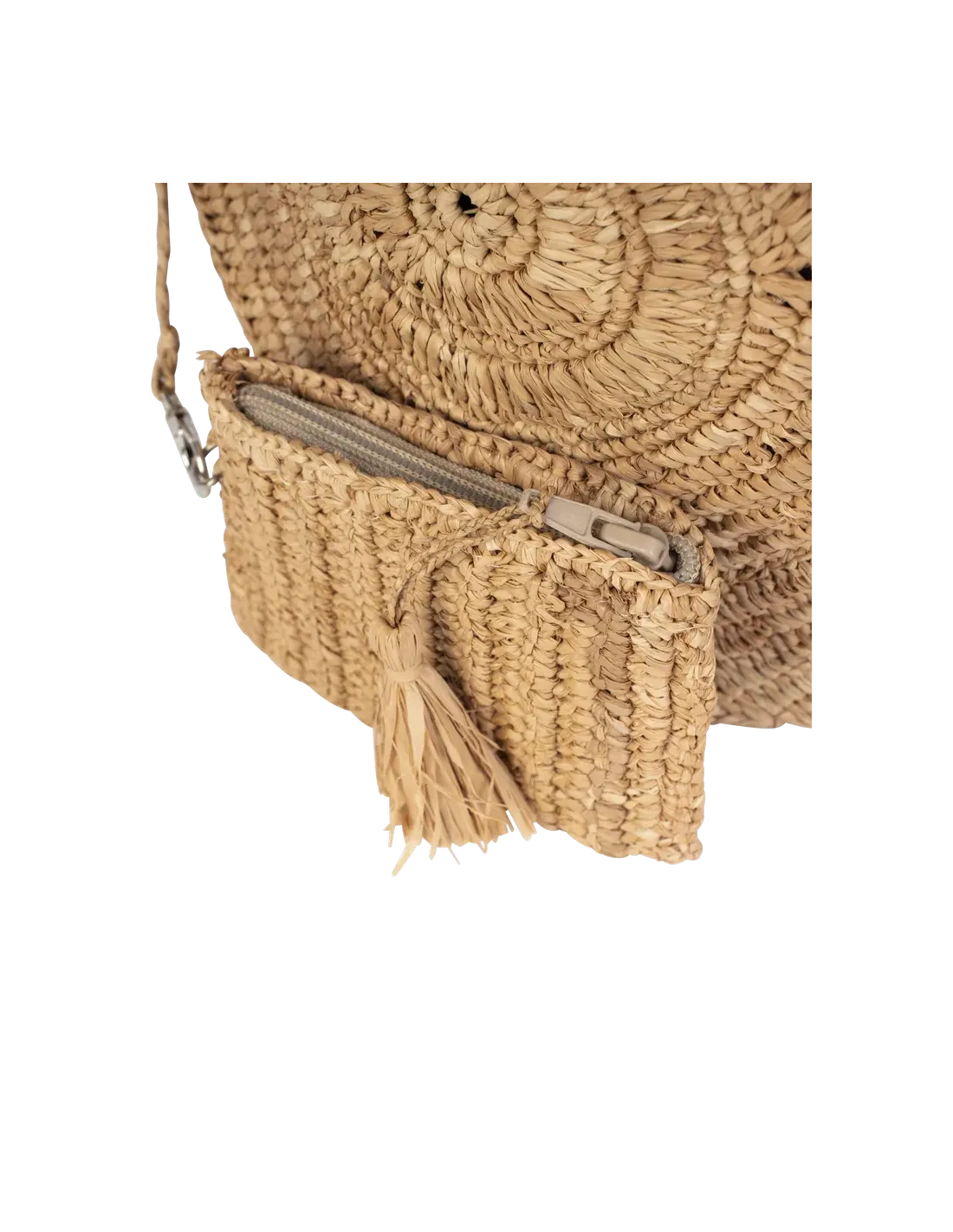 BAGATELLE - Cabas Asy en raphia naturel