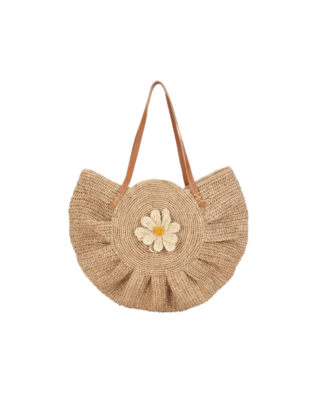 BAGATELLE - Sac Kombi en raphia naturel Bagatelle