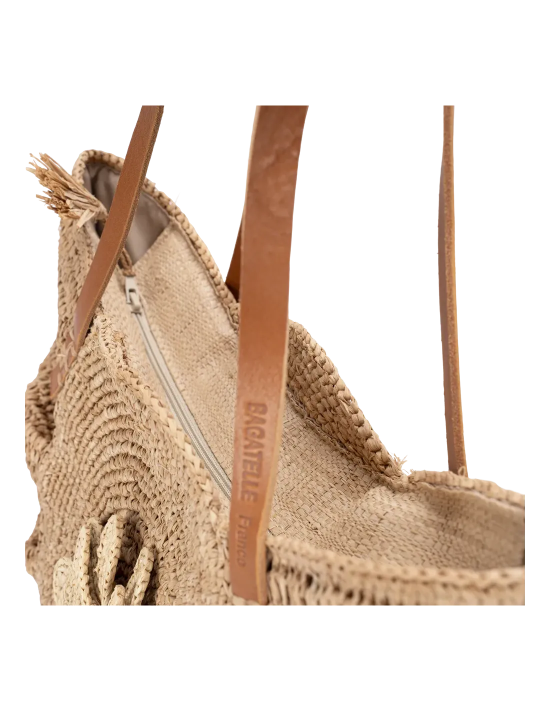 BAGATELLE - Sac Kombi en raphia naturel Bagatelle