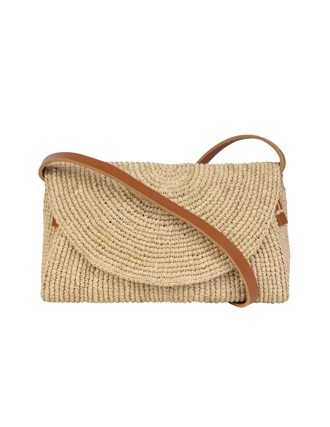 BAGATELLE - Pochette Andi en raphia naturel Bagatelle