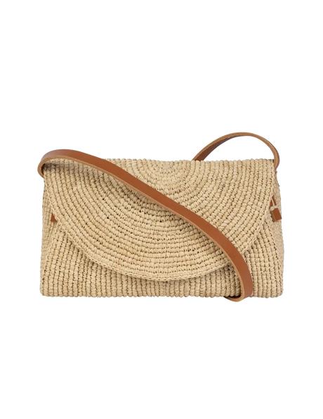 BAGATELLE - Pochette Andi en raphia naturel Bagatelle