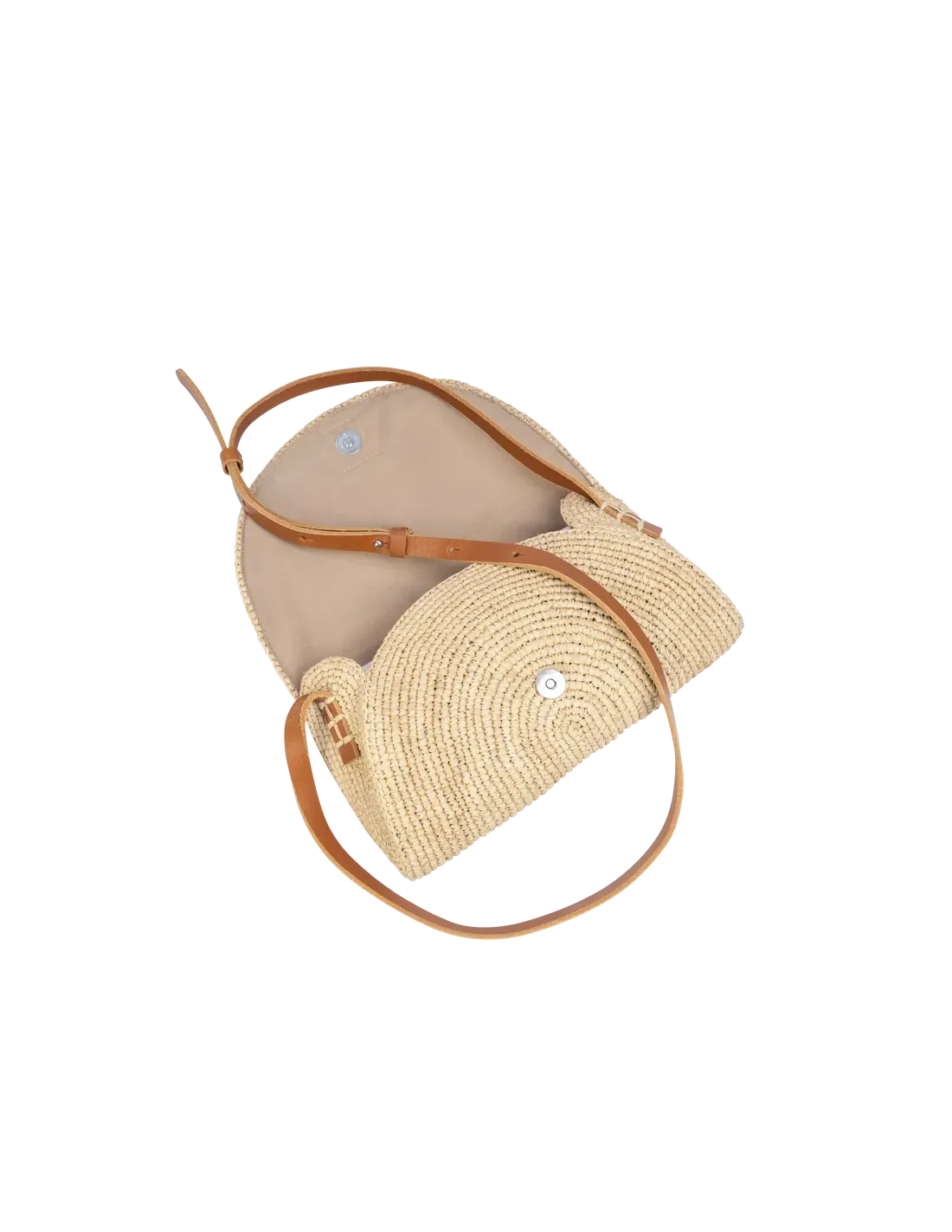BAGATELLE - Pochette Andi en raphia naturel Bagatelle
