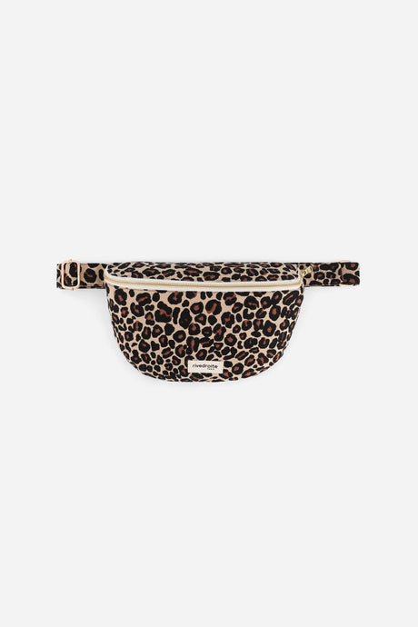 Rive droite  - Sac banane Custine Léopard Beige