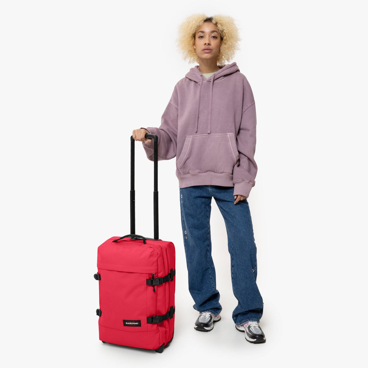 EASTPAK - Valise cabine Tranverz S (TSA) - Tomato Red