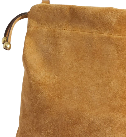 GÉRARD DAREL Mini Sac Bourse Cuir Velours - Alice - Camel