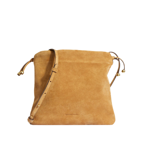 GÉRARD DAREL Mini Sac Bourse Cuir Velours - Alice - Camel