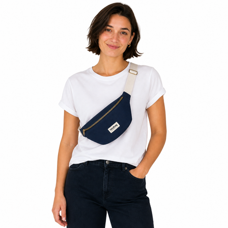 HINDBAG  - Sac banane Olivia Navy