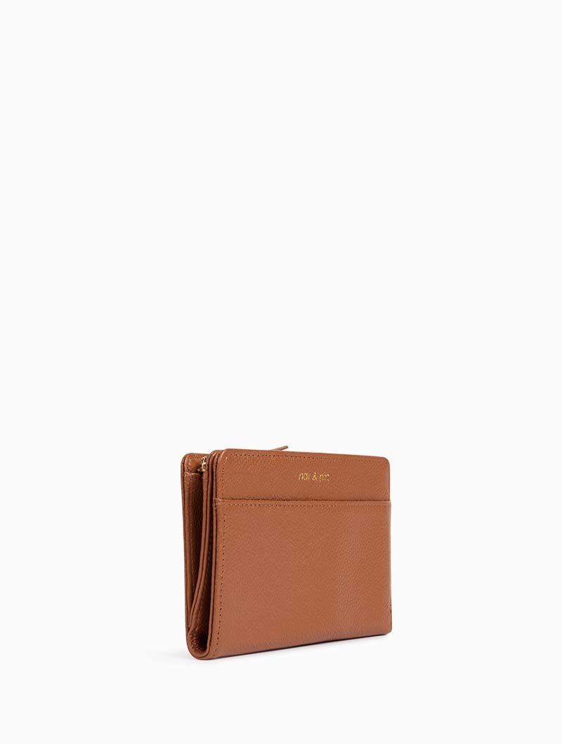 NAT & NIN - Portefeuille compact - Isis - Noisette