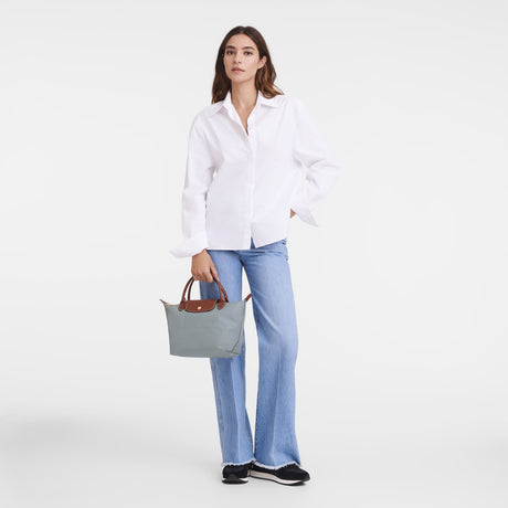 LONGCHAMP - Le pliage original - sac porté main M - Toile recyclée - Acier