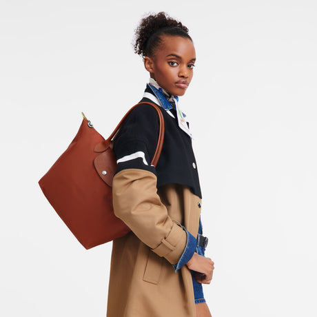 LONGCHAMP - Le Pliage Green - Sac porté épaule M - Chataigne