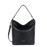 LANCASTER - Grand sac seau Dune en cuir grainé noir