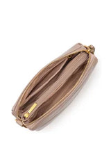LANCASTER - Sac chaine - Soft Matelassé - Galet Rosé