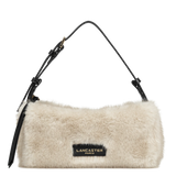 LANCASTER - Petit sac polochon Lancaster Moumoute ecru noir