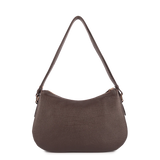 LANCASTER - Sac besace Lancaster Dune en cuir grainé marron