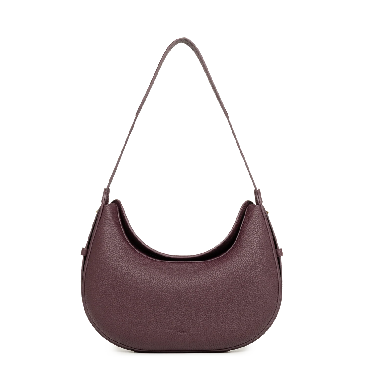 LANCASTER - Sac besace Lancaster Toro Ivy en cuir de taurillon Bordeaux