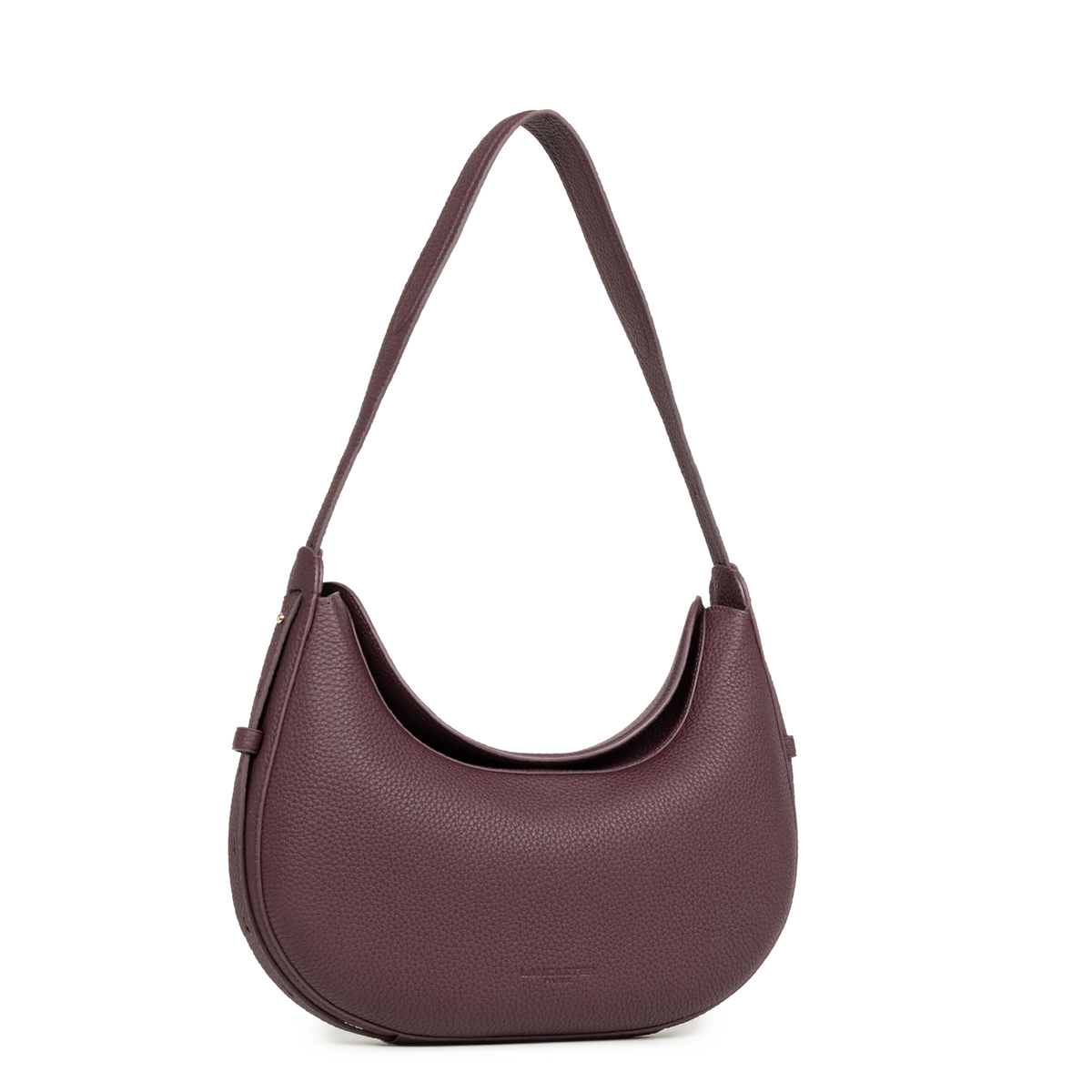 LANCASTER - Sac besace Lancaster Toro Ivy en cuir de taurillon Bordeaux
