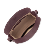 LANCASTER - Sac besace Lancaster Toro Ivy en cuir de taurillon Bordeaux