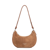 LANCASTER - Petit sac besace Suède - Camel