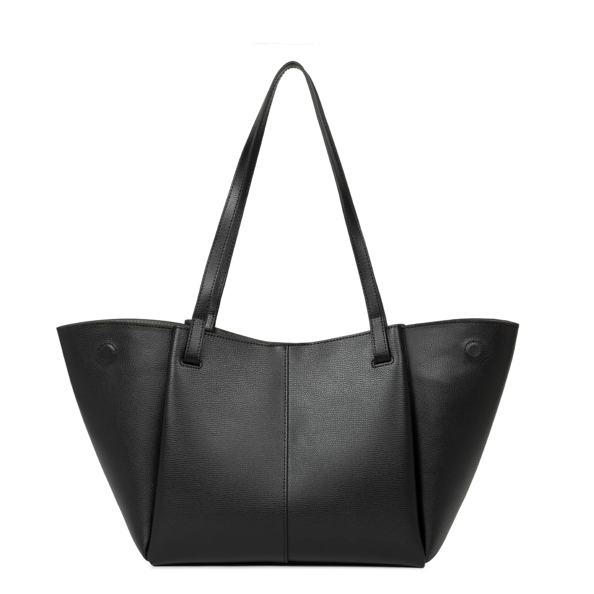 LANCASTER - Grand sac cabas Lancaster Sierra Haus en cuir grainé noir
