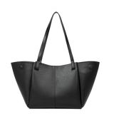 LANCASTER - Grand sac cabas Lancaster Sierra Haus en cuir grainé noir
