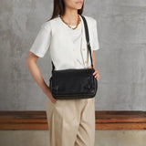 LE TANNEUR - Sac porté bandoulière - Simone -  Noir