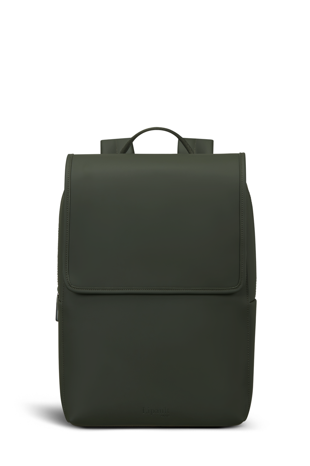LIPAULT - Sac à dos square  - Dark Moss