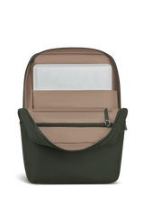 LIPAULT - Sac à dos square  - Dark Moss