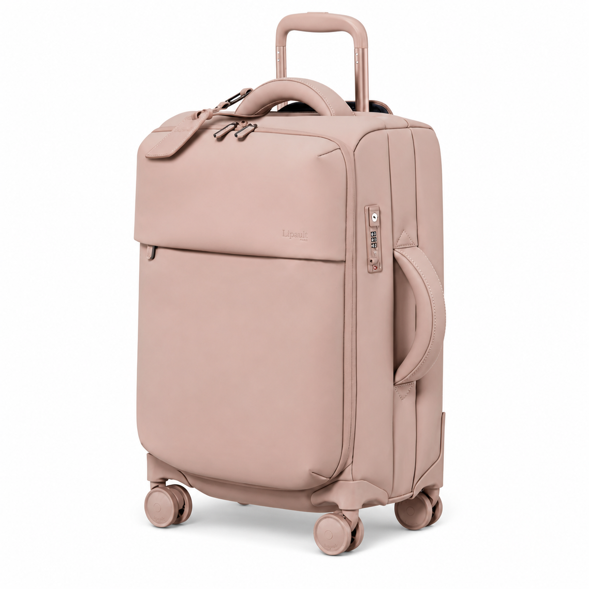 LIPAULT - Valise cabine - Lost in Berlin - Rose quartz