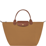 LONGCHAMP - Le pliage original - sac porté main M - Toile recyclée - Chamois