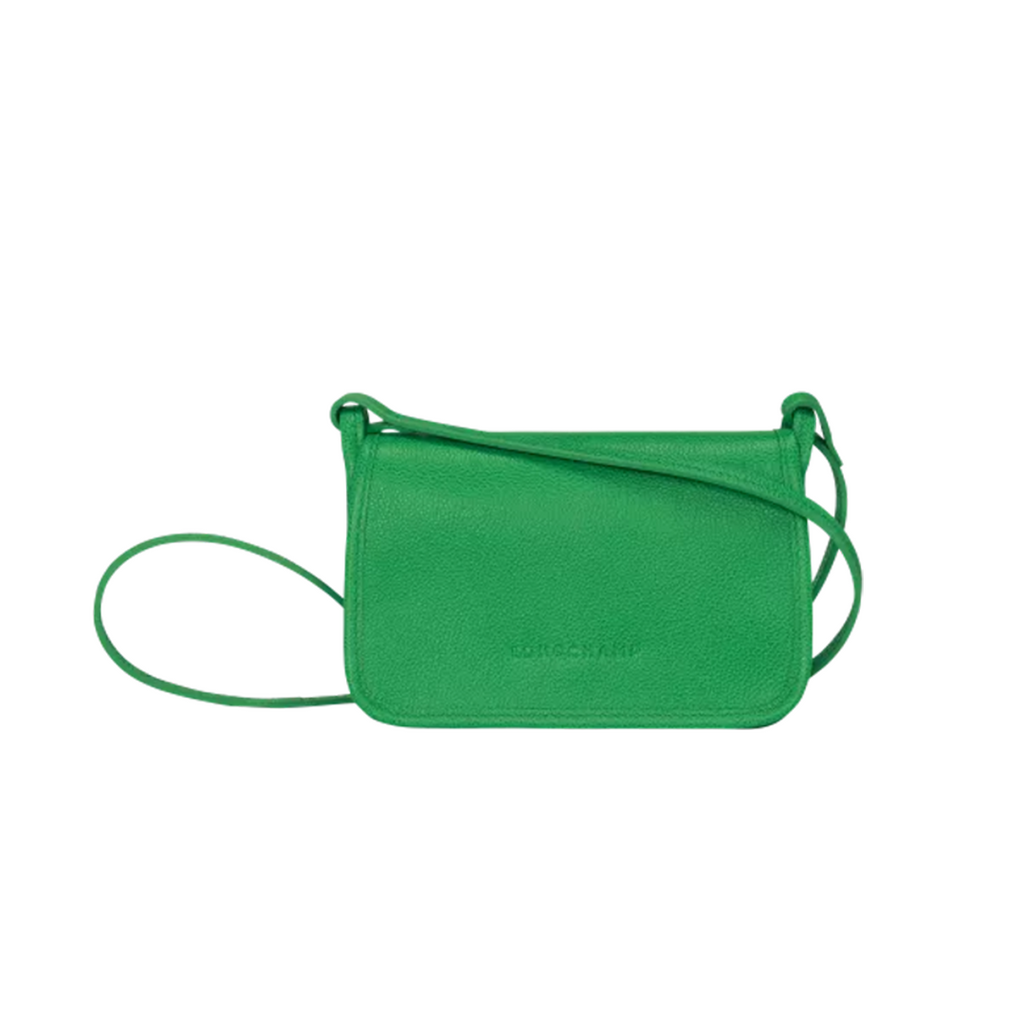 LONGCHAMP - Portefeuille chaînette le foulonné - Gazon