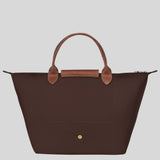 LONGCHAMP - Le pliage original - sac porté main M - Toile recyclée - Ebène