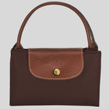 LONGCHAMP - Le pliage original - sac porté main M - Toile recyclée - Ebène