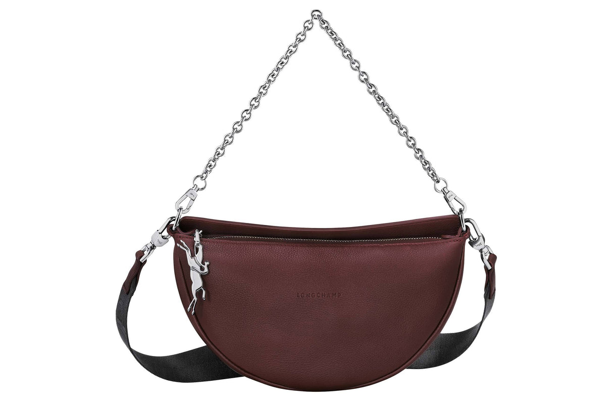 LONGCHAMP - Sac bandoulière S - Smile - Bordeaux