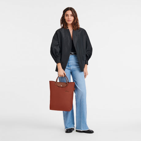 LONGCHAMP - Le pliage original - sac cabas M - Chataigne