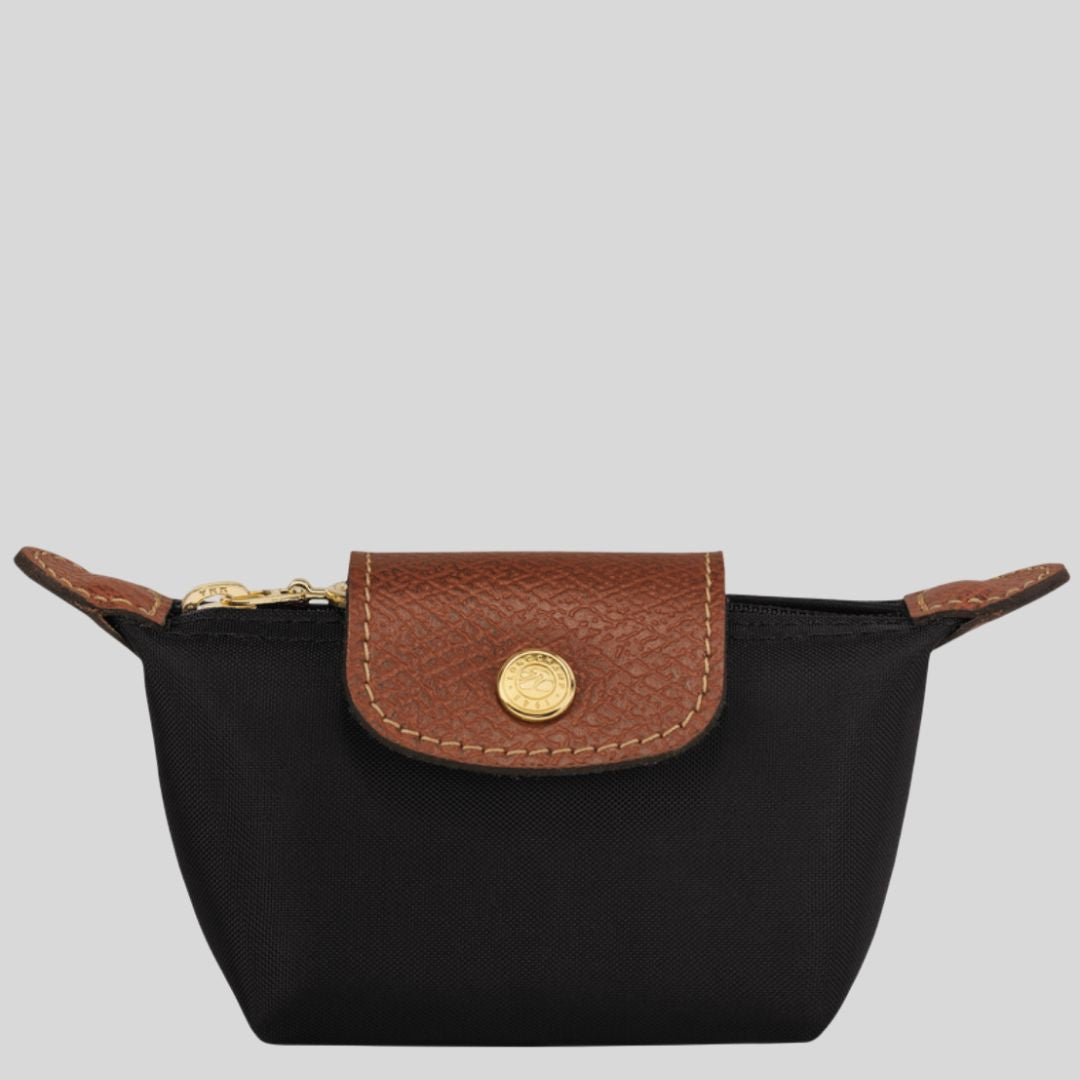 LONGCHAMP - Porte Monnaie - Le Pliage Original - Toile recyclée - Noir