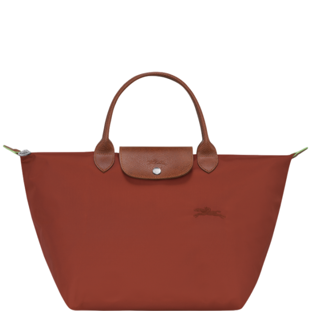 LONGCHAMP - Sac à main M - Le Pliage Green - chataigne