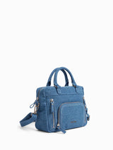 NAT & NIN - Cabas multipoches mini - MACY - Denim Bleu clair