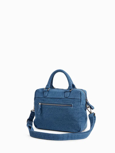 NAT & NIN - Cabas multipoches mini - MACY - Denim Bleu clair