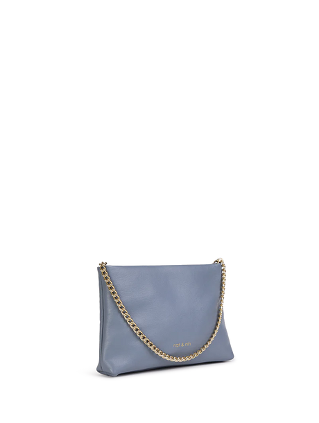NAT & NIN -Sac bandoulière Molly Bleu plume