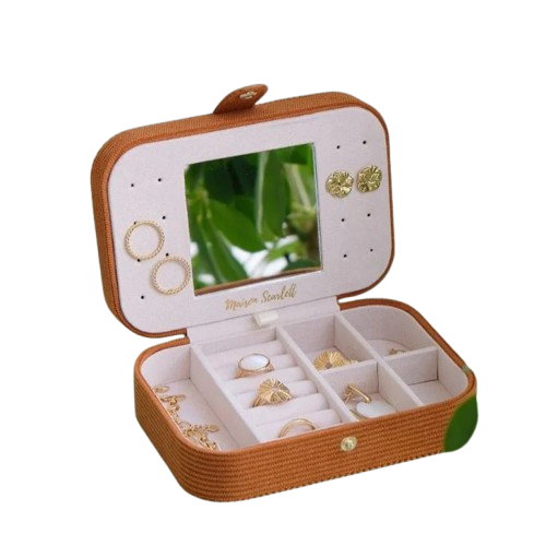 MAISON SCARLETT - Boite à bijoux Brigitte Camel