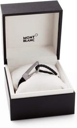 MONTBLANC Bracelet tressé mousqueton - Noir