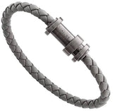 MONTBLANC Bracelet tressé gris steel