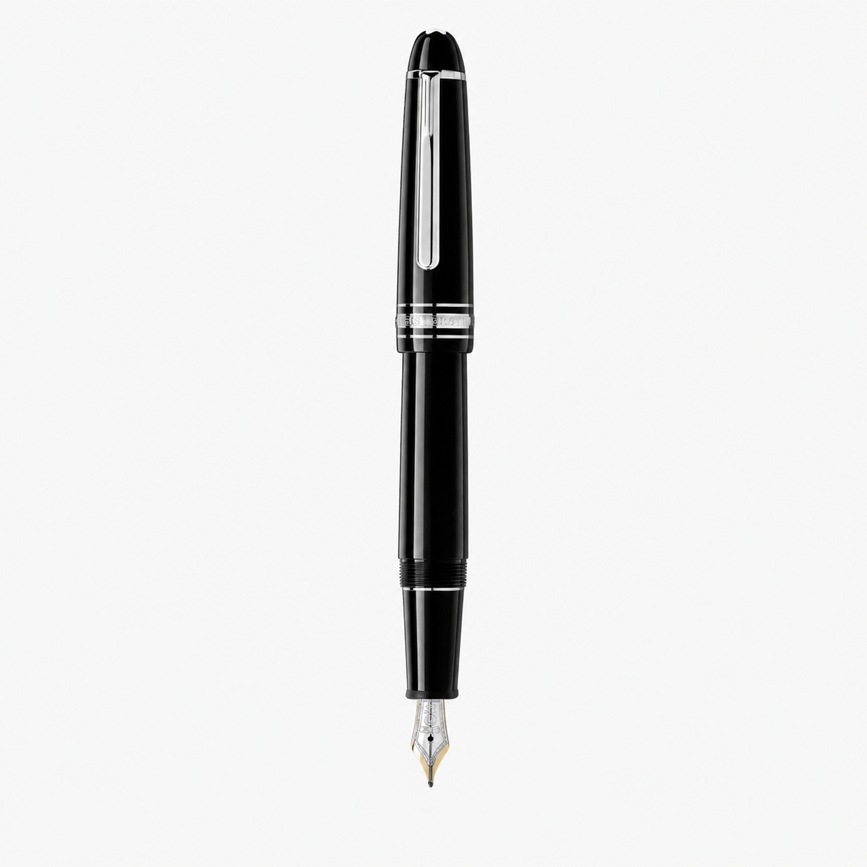 MONTBLANC Stylo Plume platine Meisterstück - or jaune