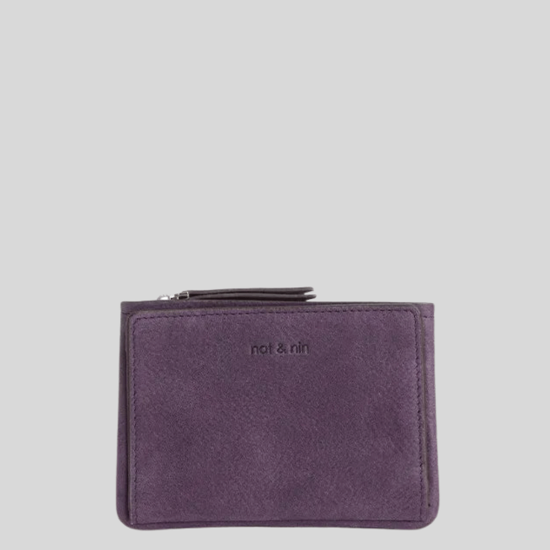 Nat & Nin - Soly - Porte carte - Myrtille