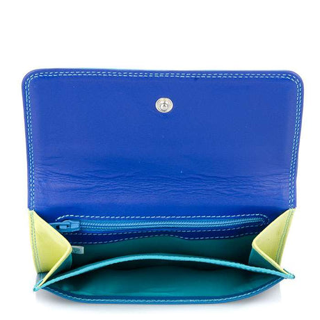 MYWALIT - Portefeuille Mywalit Bleu à double rabat en cuir